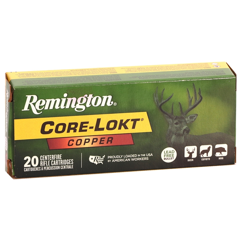 Remington Core-Lokt Copper 300 AAC Blackout Ammo 120 Grain Jacketed Hollow Point Lead Free - RCC300AAC1
