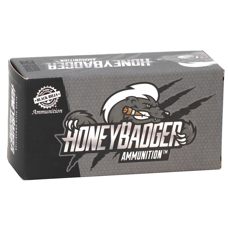 Black Hills 357 Magnum Ammo 127 Grain HoneyBadger Solid Copper Hollow Point – D357N4