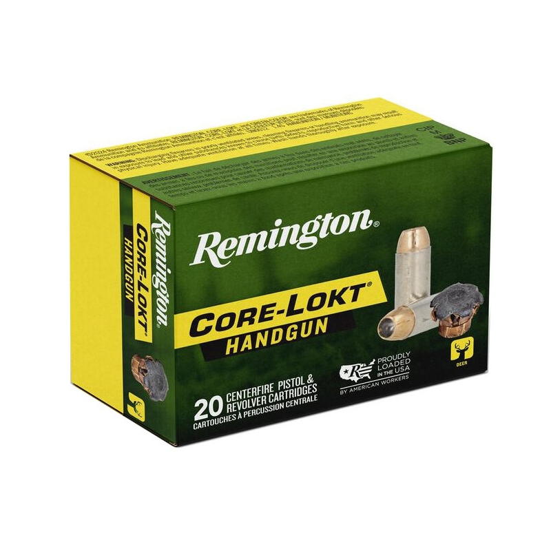 Remington Core‑Lokt 44 Remington Magnum Ammo 240 Grain Jacketed Hollow Point – R20228