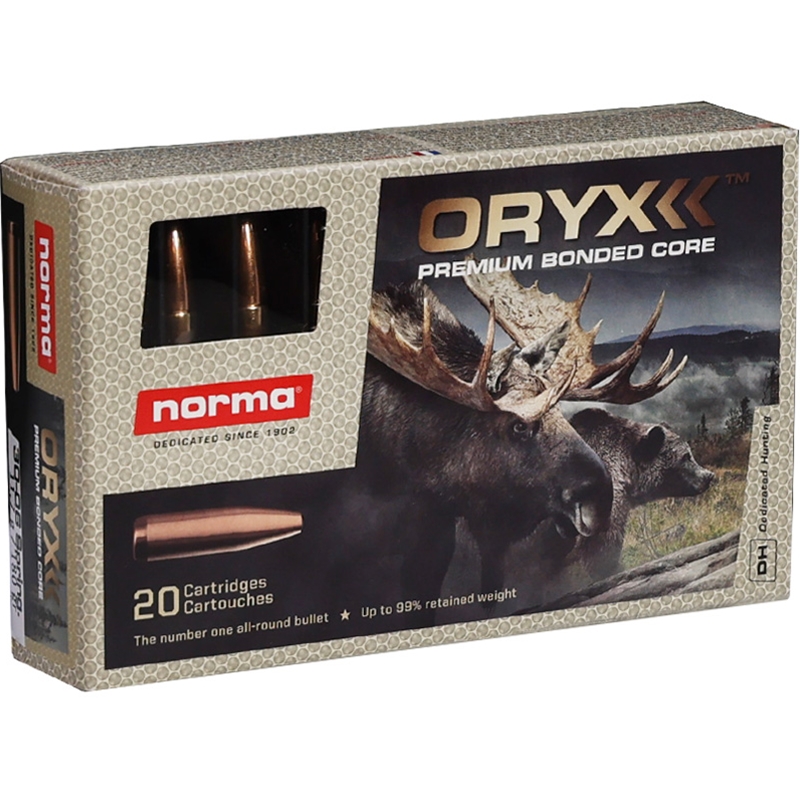 Norma Oryx 30‑06 Springfield Ammo 180 Grain Bonded Jacketed Soft Point – 20174742