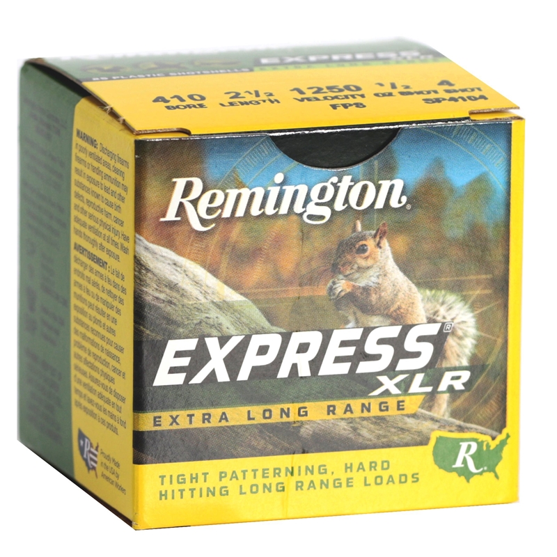 Remington Express XLR 410 Bore Ammo 2-1/2" 1/2 oz #4 Shot - SP4104