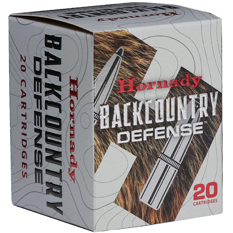 Hornady Backcountry Defense 460 S&W Mag Ammo 300 Grain Dangerous Game Handgun DGH - 91558