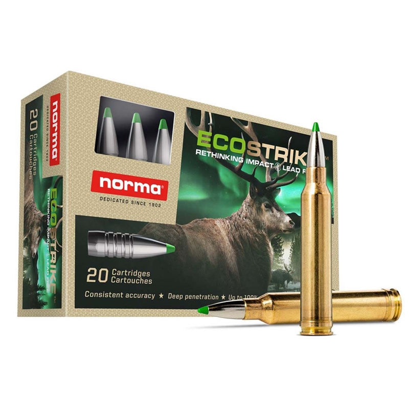 Norma Ecostrike 300 Winchester Magnum Ammo 165 Grain Polymer Tip - 20177502