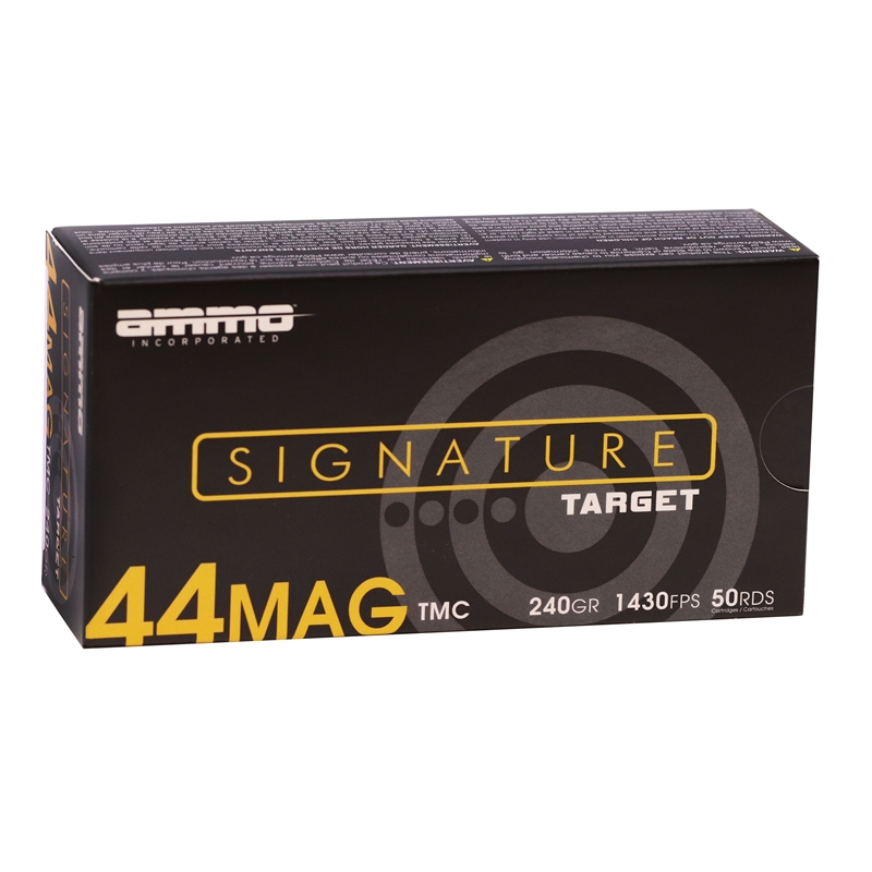 Ammo Inc Signature 44 Mag Ammo 240 Grain Total Metal Case - 44240TMC-A50