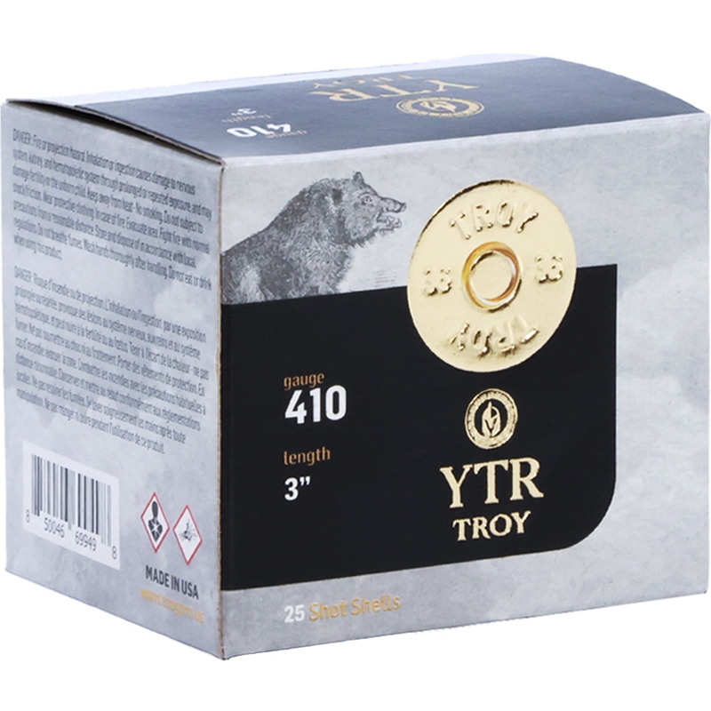 YTR Troy 410 Gauge Ammo 3" 5/8oz # 4 Shot - 36355.8
