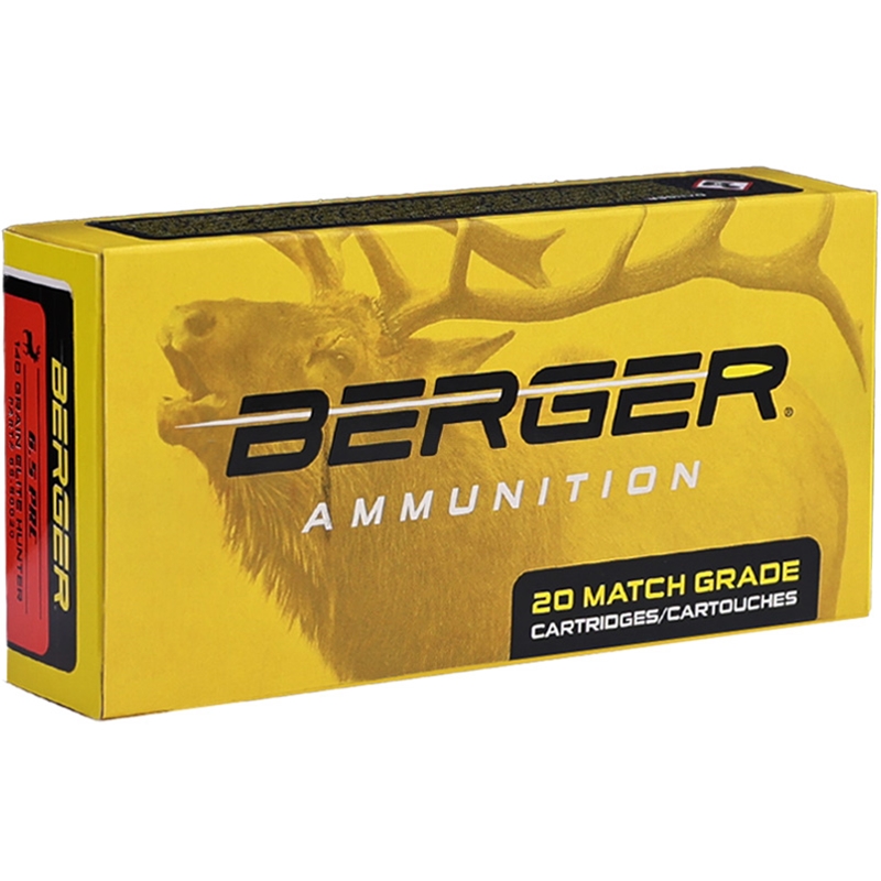 Berger Elite Hunter 6.5 PRC Ammo 140 Grain Open Tip - 65-50020