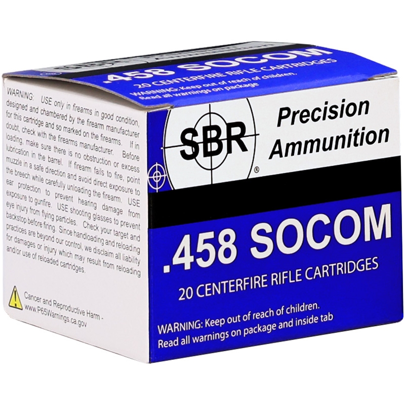 SBR 458 SOCOM Ammo 300 Grain Controlled Fracturing - SL45862