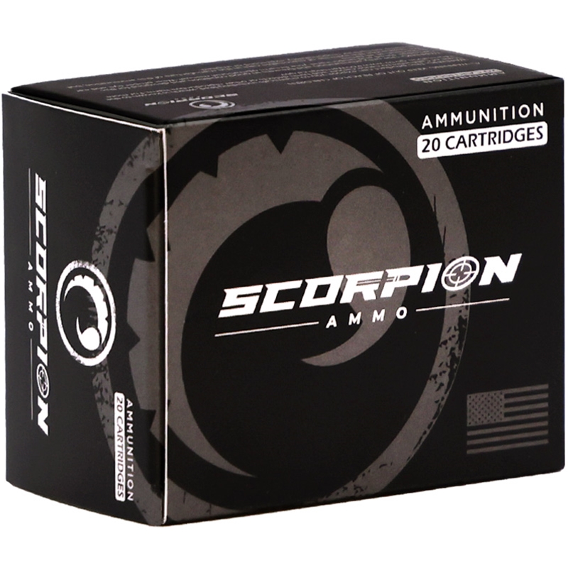 Scorpion 45 ACP Ammo 230 Grain Jacketed Hollow Point - 45230JHP-S20