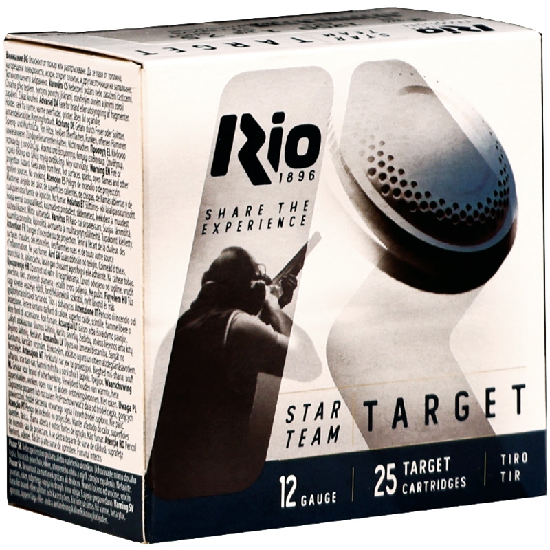 Rio Star Team 12 Gauge Ammo 2 3/4 1 1/8 oz #7.5 Shot - STT32X75