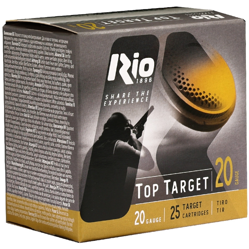 Rio Top Target 20 Gauge Ammo 2 3/4" 7/8 oz #9 Lead Shot - TT20L9