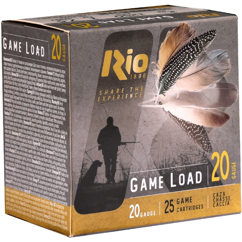 Rio Game Load 20 Gauge Ammo 2 3/4" 1 oz #7.5 Lead Shot - RC2075