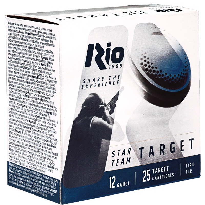 Rio Star Team Target 12 Gauge Ammo 2 3/4" 1 1/8 oz #7 1/2 Lead Shot - STT32LR75
