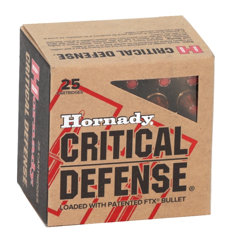 Hornady Critical Defense 38 Special Ammo 110 Grain Flex Tip Expanding - 90310