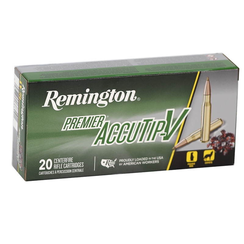 Remington Premier 204 Ruger Ammo 32 Grain AccuTip-V - PRA204A