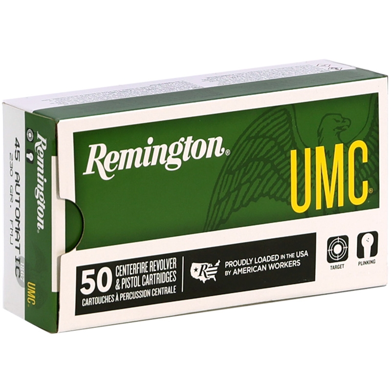 Remington UMC 45 ACP Auto Ammo 230 Grain Full Metal Jacket - L45AP4
