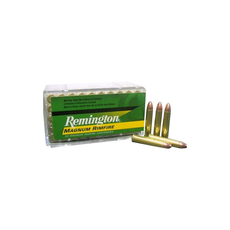 Remington Magnum Rimfire 22 WMR Ammo 40 Grain Jacketed Hollow Point - R22M1
