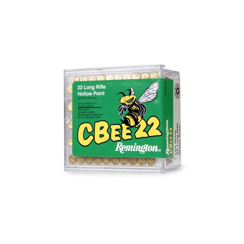 Remington CBee 22 Long Rifle Ammo 33 Grain Hollow Point - CB22L100