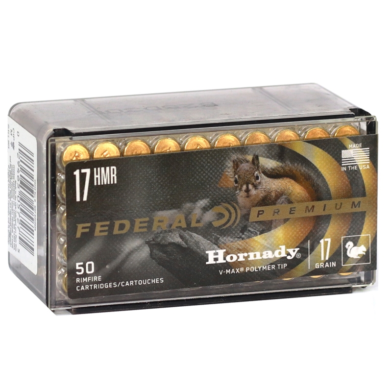 Federal Vital-Shok 17 HMR Ammo 17 Grain Hornady V-Max - P771