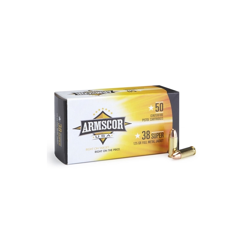 Armscor USA 38 Super Ammo 125 Grain Full Metal Jacket - FAC38SUPER-1N