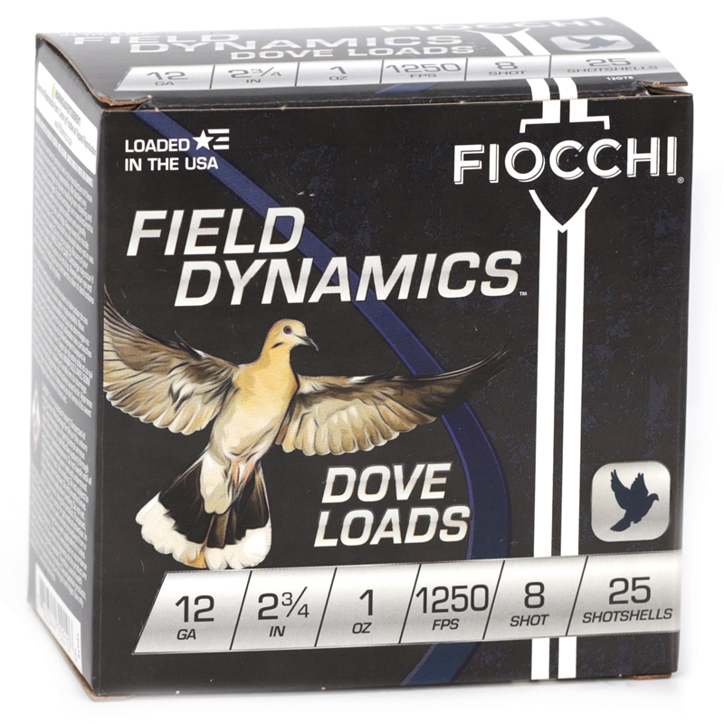 Fiocchi Game & Target 12 Gauge Ammo 2 3/4 1 oz. #8 Shot - 12GT8