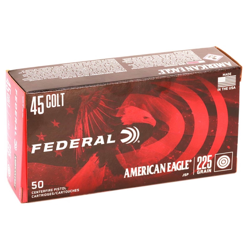 Federal American Eagle 45 Long Colt Ammo 225 Grain Jacketed Soft Point - AE45LC