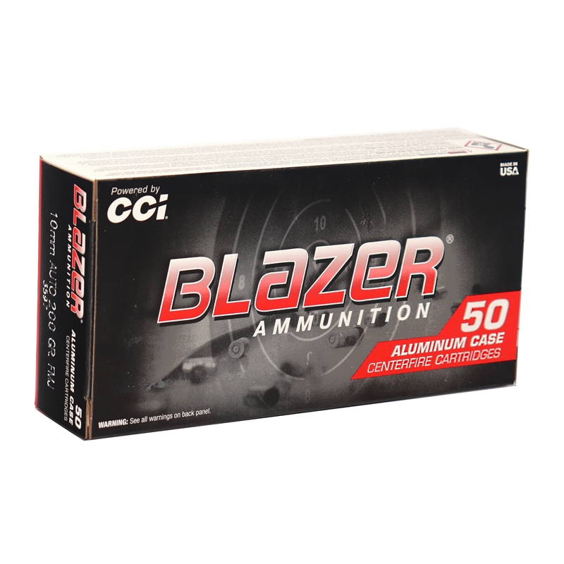 CCI Blazer 10mm AUTO Ammo 200 Grain Full Metal Jacket - 3597