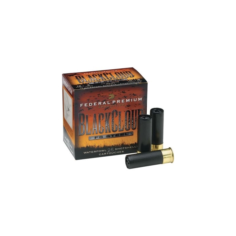 Federal Black Cloud 10 Gauge Ammo 3 1/2" 1-5/8oz #BB Steel Shot 