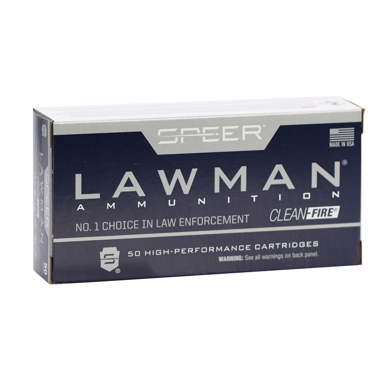 Speer Lawman CleanFire 357 SIG Ammo 125 Grain Total Metal Jacket - 54232
