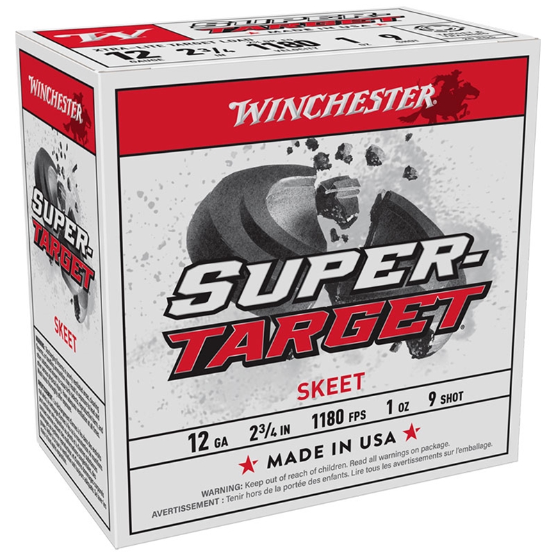 Winchester Super Target 12 Gauge Ammo 2 3/4" 1oz. #9 Shot - TRGTL129