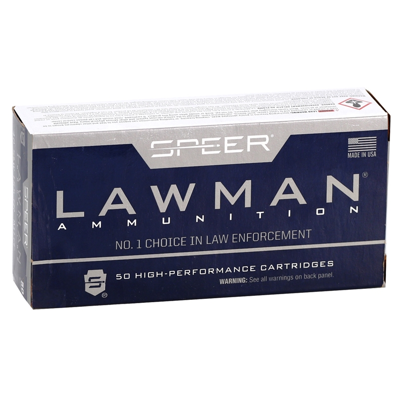 Speer Lawman CleanFire 40 S&W Ammo 165 Grain Total Metal Jacket - 53954