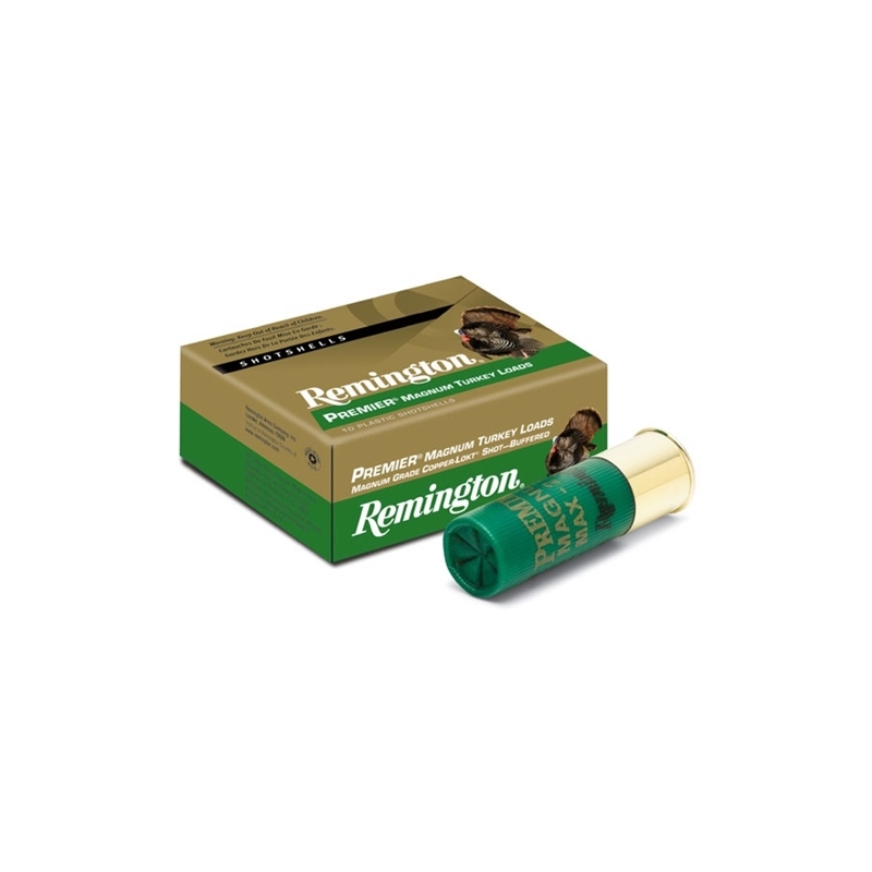 Remington Premier Magnum Turkey 10 Gauge Ammo 3 1/2" 2 1/4 oz #4 Copper Plated Lead Shot - P10HM4