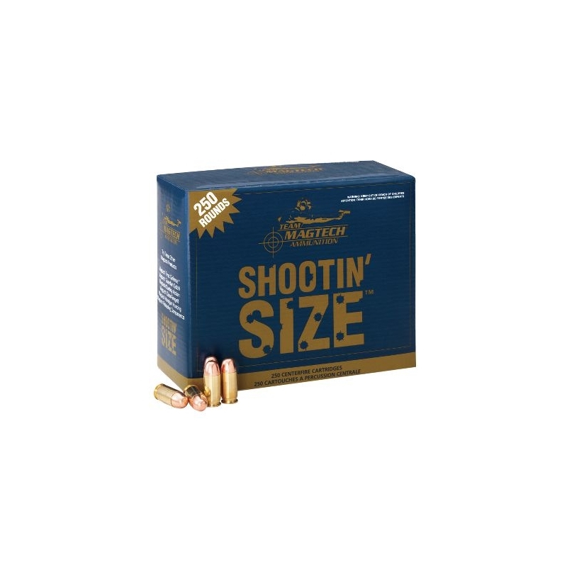 Magtech Shootin' Size 9mm Ammo 115 Grain Full Metal Jacket