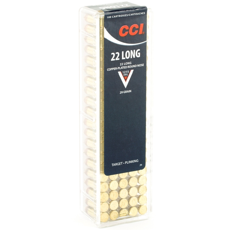 CCI 22 Long Ammo 29 Grain Copper-Plated Round Nose - 0029