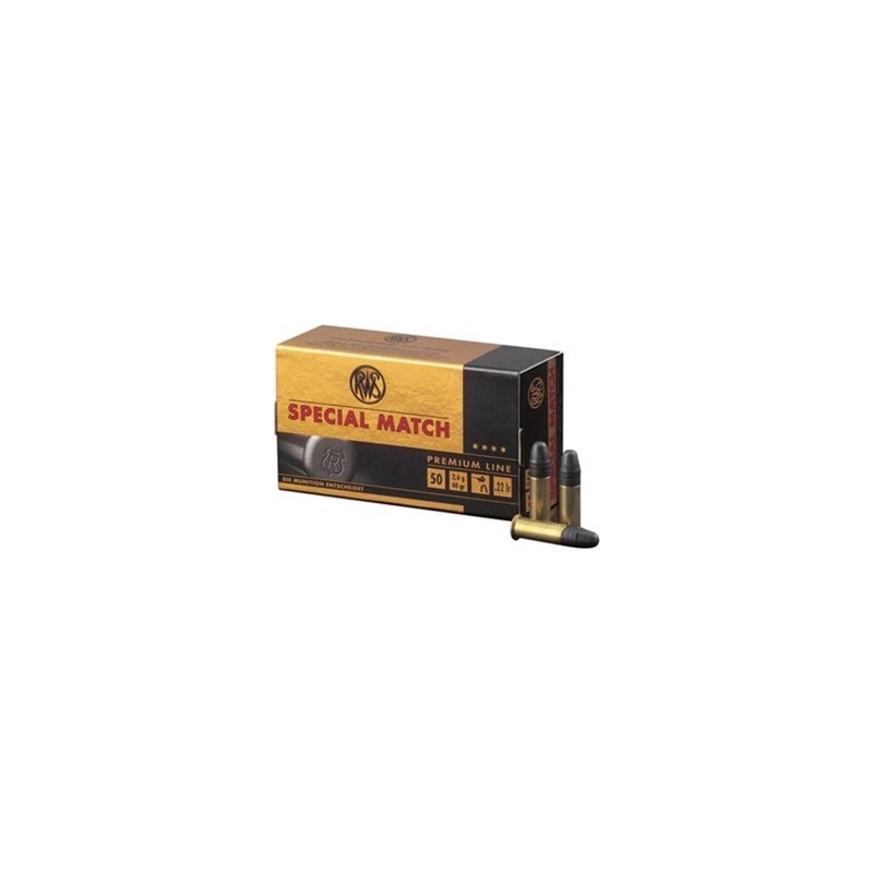 RWS Special Match 22 LR Ammo 40 Grain Lead Round Nose - 2134233