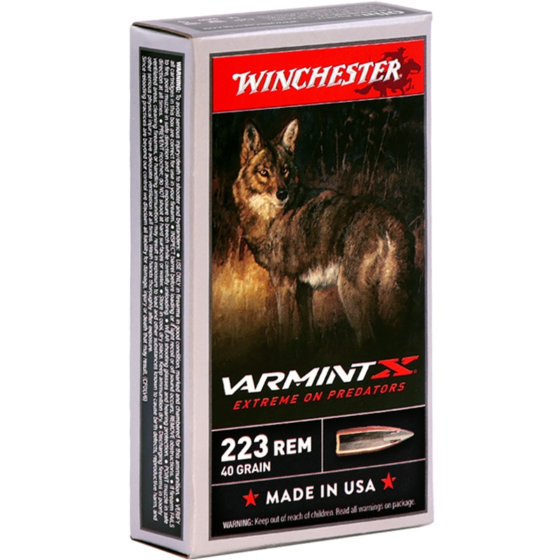 Winchester Varmint-X 223 Ammo 40 Grain Polymer Tip - X223P1
