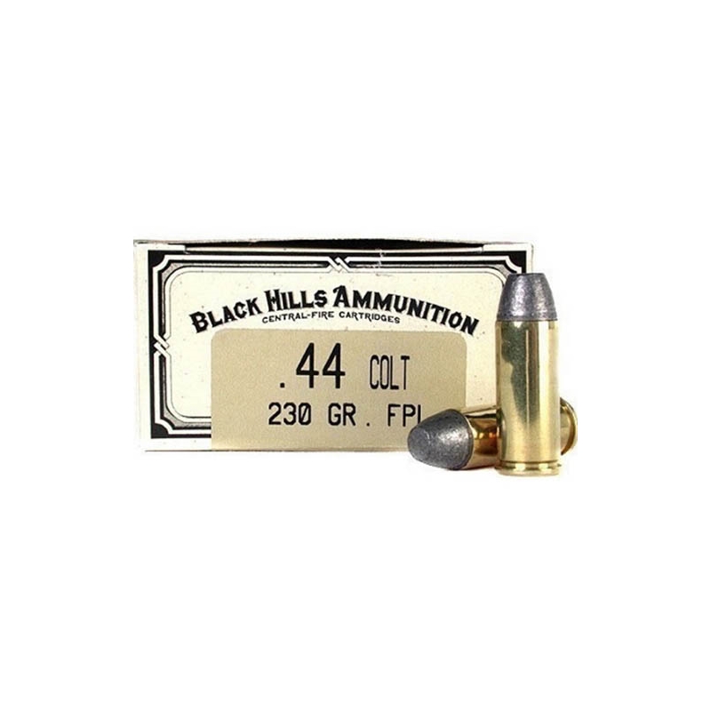 Black Hills Cowboy Action 44 Colt Ammo 230 Grain Lead Flat Nose – DCB44CLTN2