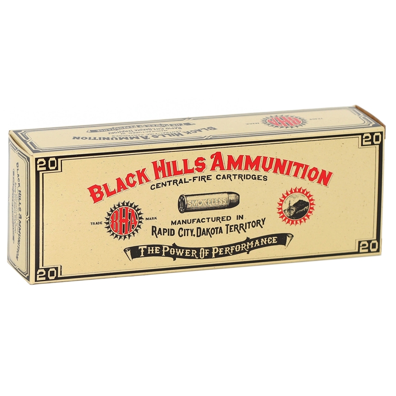 Black Hills Cowboy Action 45-70 Government Ammo 405 Grain Lead Round Nose Flat Point - 2CCB4570N1