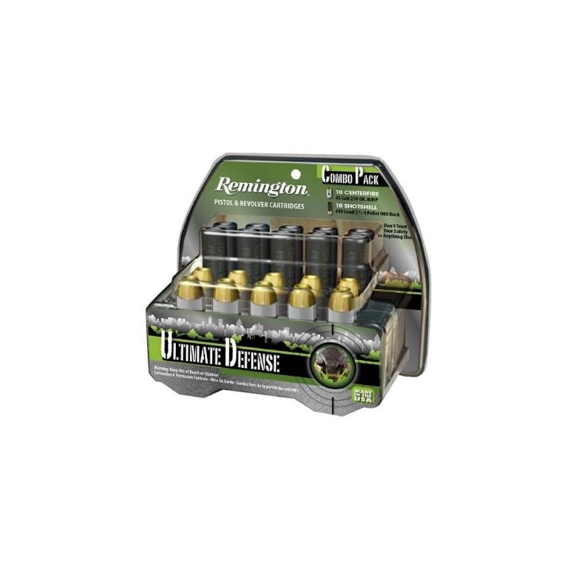Remington Ultimate Home Defense 45 Long Colt / 410 Gauge Ammo Combo Pack - HD45C410A