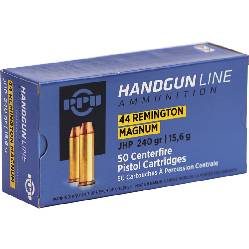 Prvi Partizan 44 Remington Magnum Ammo 240 Grain Jacketed Hollow Point - PPH44MH