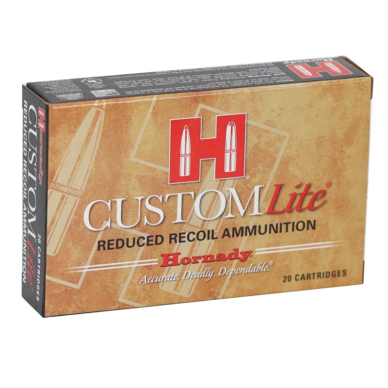 Hornady Custom Lite 30-06 Springfield Ammo 125 Grain Super Shock Tip - 81066