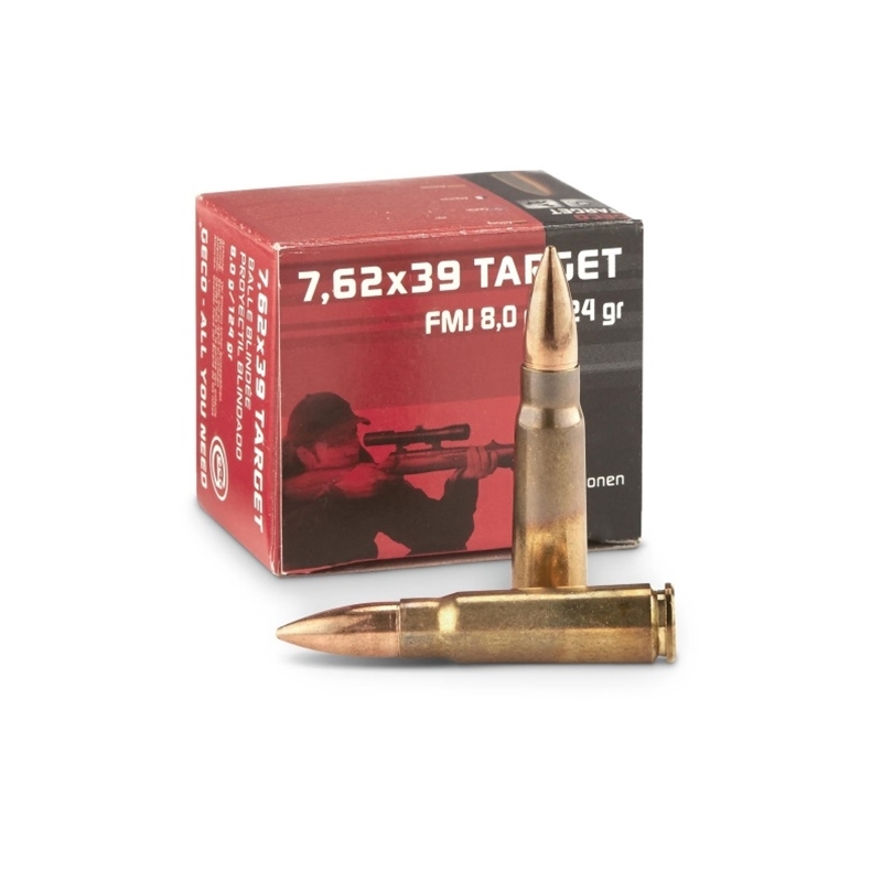 Geco 7.62x39mm Ammo 124 Grain Full Metal Jacket - 265840020