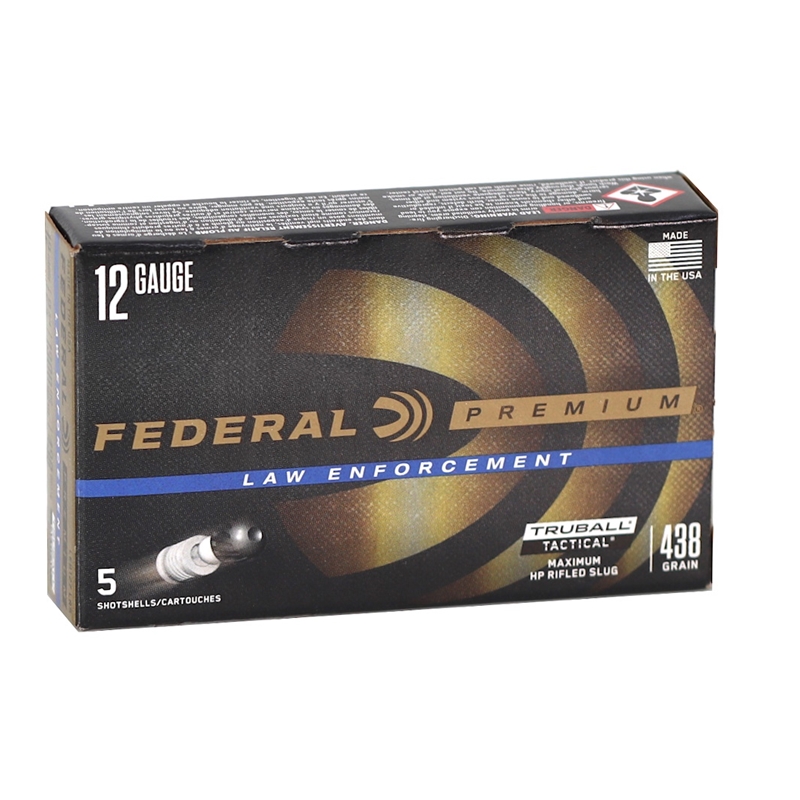 Federal Law Enforcement 12 Gauge Ammo 2-3/4" 1 oz Rifled Slug - LEB127LRS