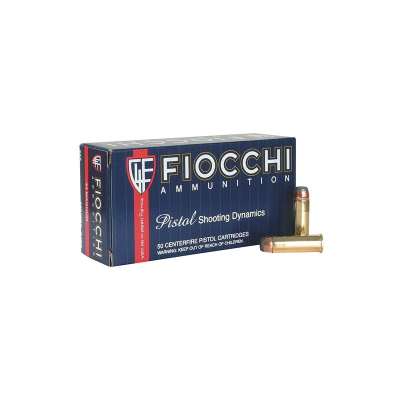 Fiocchi Extrema 44 Remington Magnum Ammo 240 Grain Jacketed Soft Point – 44A