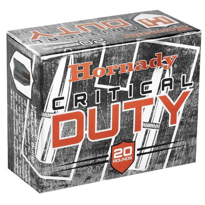 Hornady Critical Duty 10mm Auto Ammo 175 Grain FlexLock - 91256