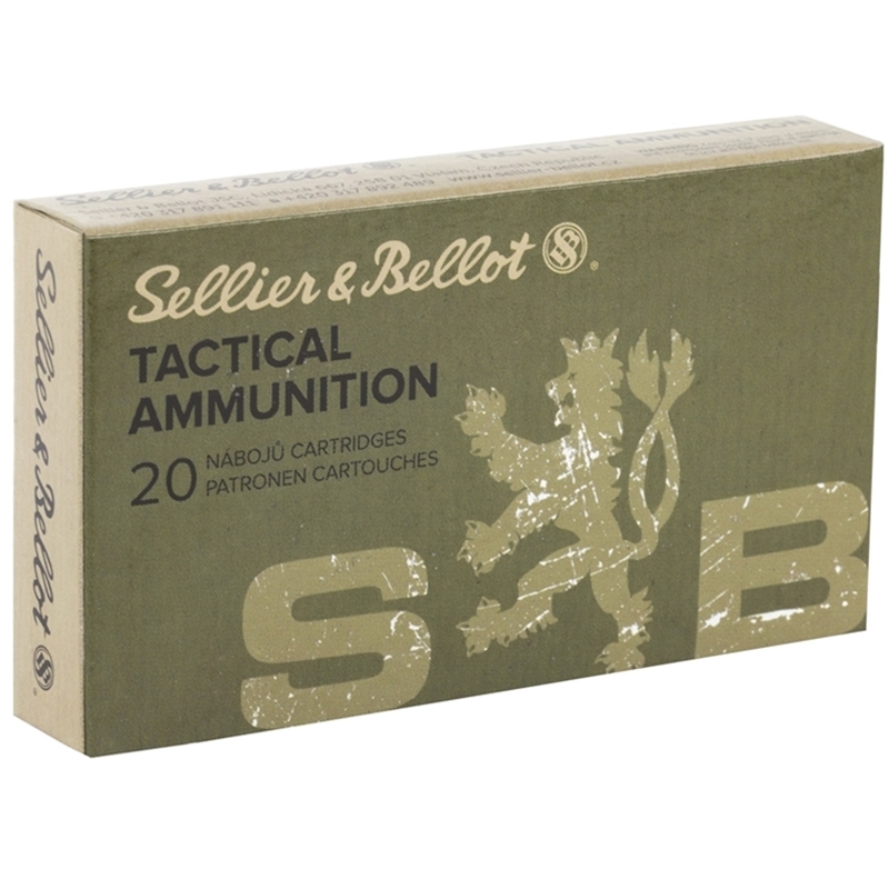 Sellier & Bellot 300 AAC Blackout Ammo 200 Grain Full Metal Jacket Subsonic - SB300BLKSUBA
