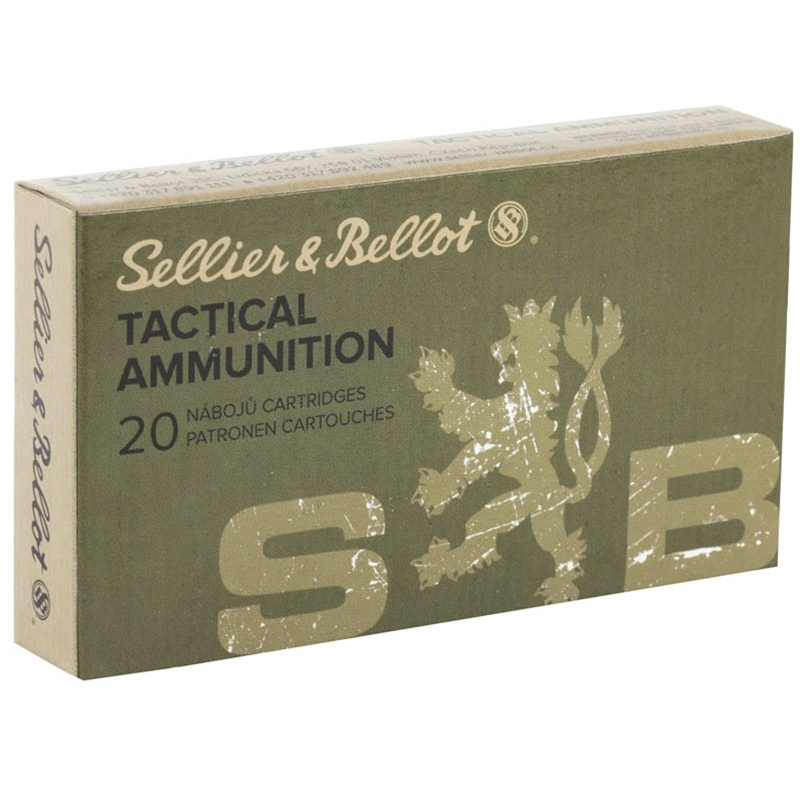 Sellier & Bellot 300 AAC Blackout Ammo 124 Grain Full Metal Jacket - SB300BLKA