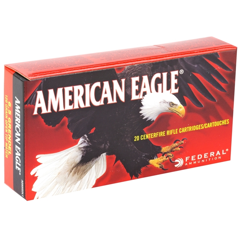 Federal American Eagle 6.5 Grendel Ammo 120 Grain Open Tip Match - AE65GDL1