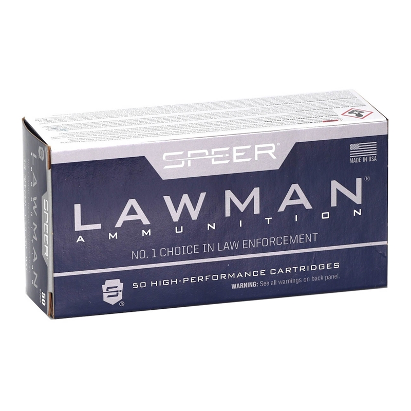Speer Lawman 38 Special Ammo 125 Grain Total Metal Jacket - 53733