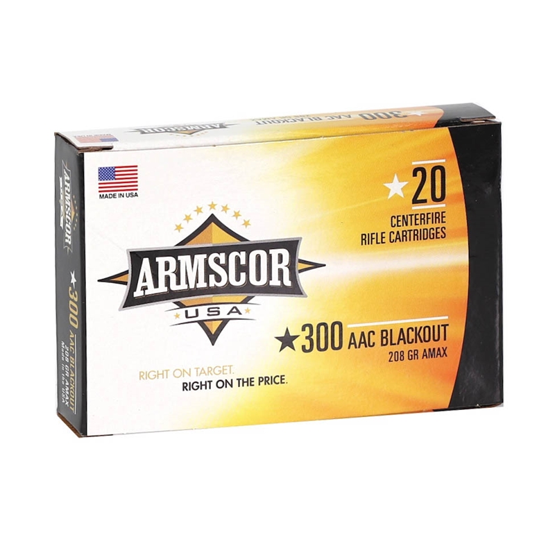 Armscor USA 300 AAC Blackout Ammo 208 Grain AMAX - FAC300AAC-2N