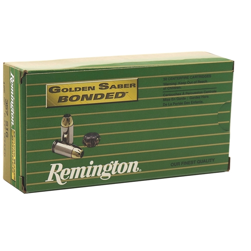 Remington Golden Saber LE 357 SIG Ammo 125 Grain Bonded Brass Jacketed Hollow Point - GSB357SB